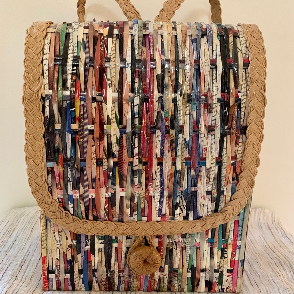 Backpack made out of 100% recycled materials